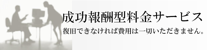 成功報酬型料金サービス